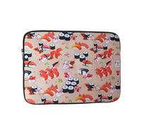 Deliziosa borsa per computer con motivo sushi da 13 pollici, borsa portatile per computer, adatta per viaggi di lavoro e pendolarismo