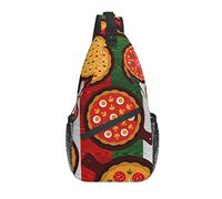 Deliziosa Pizza Con Bandiera Italia Borsa A Tracolla A Tracolla Zaino A Tracolla A Tracolla Zaino Da Viaggio Escursionismo Zaini Per Uomo Donna