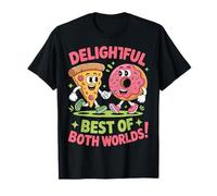 Deliziosa Pizza e Ciambella - Design Best of Both Worlds Maglietta
