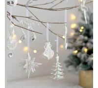 Delizioso angelo con campanella glitterata da appendere per feste e decorazioni per la casa (4#)