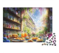 Delizioso Brunch Giardino Puzzle 1000 Pezzi per Adulti 38x26cm/1000pcs