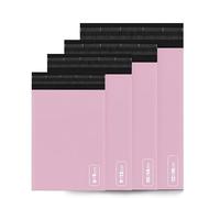 delka Buste postali, 60 buste postali rosa di dimensioni miste, resistenti agli strappi, per vestiti, documenti, forte adesivo autosigillante, impermeabili e leggere, rosa