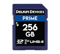 Delkin 256 GB prime SDXC uhs-ii U3/V60 1900 x scheda di memoria
