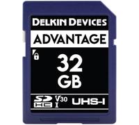 Delkin DDSDW63332 GB - Scheda di memoria SDHC 633x Advantage (V30)