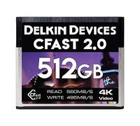 Delkin Devices - Scheda di memoria Cinema CFast 2.0 da 512 GB (DDCFST560512)