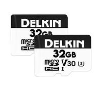 Delkin Dispositivi 32GB HYPERSPEED microSDHC UHS-I (V30) Scheda di memoria (2PK)