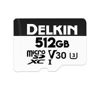 Delkin Dispositivi 512GB HYPERSPEED microSDXC UHS-I (V30) Scheda di memoria