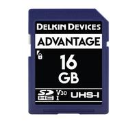 Delkin Scheda di memoria SD ADVANTAGE UHS-I (V30) 16 GB Lettura: 100 MB/s
