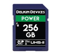 Delkin Devices - Scheda di memoria SDXC UHS-II (U3/V90), 256 GB