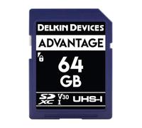 Delkin - Scheda di memoria SDXC 64GB 633x Advantage (V30) [DDSDW63364GB]