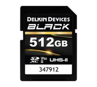 Delkin Scheda SD rugged UHS-II nera (V90) 512 GB