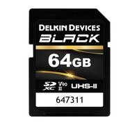 Delkin Scheda SD rugged UHS-II nera (V90) 64 GB