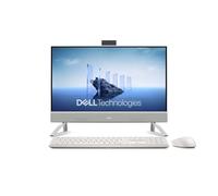 Dell 24 All-in-One Desktop EC24250 23.8" Full HD Display, Intel Core i5-1334U, Intel Iris Xe Graphics, 16GB DDR5 RAM, 512GB SSD, Windows 11 Home, Wireless Keyboard and Mouse - Pearl White