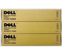 DELL 593-10051/593-10052 593-10053 TONER ORIGINALE CIANO/MAGENTA/GIALLO 5100CN