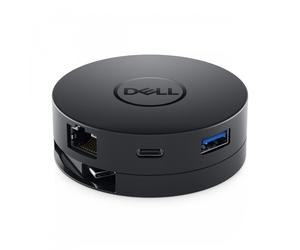 DELL DA300 Cablato USB 3.2 Gen 2 (3.1 Gen 2) Type-C Nero