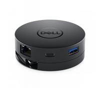 DELL DA300 Cablato USB 3.2 Gen 2 [3.1 Gen 2] Type-C Nero (Mobile Adapter DA300 -
