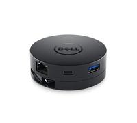 DELL DA300 Cablato USB 3.2 Gen 2 [3.1 Gen 2] Type-C Nero (USB-C Mobile Adapter D