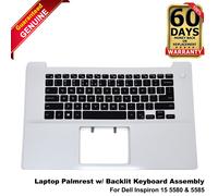 Dell Inspiron 5580 5585 Retroilluminato US Intl Keyboard Palmrest Assembly TD...