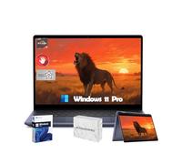 Dell Inspiron i7445 - Notebook 2 in 1 con touch screen, display FHD da 14 pollici, AMD Ryzen5 8640HS, tastiera retroilluminata, impronta digitale, 64 GB DDR5, SSD da 4 TB, Windows 11 Pro