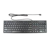 Dell KB216 - 580-ADHK - Tastiera Multimediale USB - Layout Stati Uniti Internazionale (QWERTY), Nero
