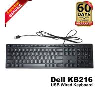 Dell KB216-BK-US Black USB Wired Keyboard - US-English QWERTY 104-Key N6R8G