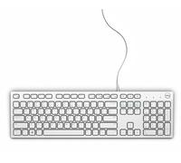 Dell KB216, Tastiera Internazionale (USB, Universale, Querty, Cablata), Bianco