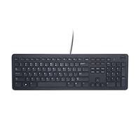 DELL KB522 USB QWERTY Inglese Nero, Argento