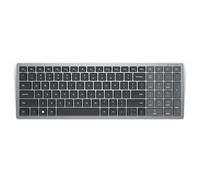 Dell KB740 - Tastiera Wireless compatta Multi-Dispositivo, Doppia modalità RF e Bluetooth 5.0, Layout Full-Size, digitazione silenziosa, Lunga Durata della Batteria, crittografia sicura AES-128,