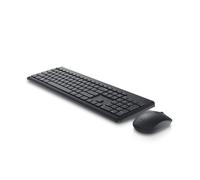 DELL KM3322W tastiera Mouse incluso Ufficio RF Wireless QWERTY Inglese britannico Nero NEW