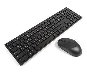 DELL KM5221W UKRAINIAN Pro - Set di tastiera e mouse wireless, colore: nero