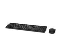 DELL KM636 tastiera Mouse incluso RF Wireless QWERTY Inglese britannico Nero NEW