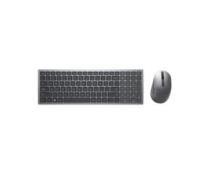 Dell KM7120W, Wireless, Multimedia, Keyboard and Mouse Set, German (QWERTZ), Bla