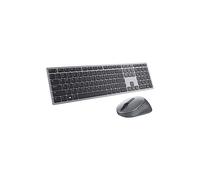 Dell KM7321W Premier - Tastiera e mouse wireless multi-dispositivo UK (QWERTY), 2,4 GHz, Bluetooth 5.0, crittografia AES a 128 bit, 4000 dpi, compatibile con Windows, Mac, Linux, Chrome e Android,