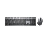 DELL KM7321W Tastiera Mouse incluso Mouse da tavolo RF senza fili + Bluetooth QWERTY US International Grigio, Titanio - Nouvo
