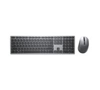 DELL KM7321W tastiera RF senza fili + Bluetooth QWERTY Pan Nordic Grigio, Titanio