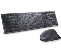 DELL KM900 tastiera Mouse incluso Ufficio RF senza fili + Bluetooth QWERTY Nordic Grafite NEW