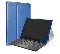 Dell Latitude 5285 Case,LiuShan PU Leather Folio Carring Cover for 12.3" Dell Latitude 5285 (12.3 Inch HD IPS Touch) 2-in-1 Laptop,Dark Blue