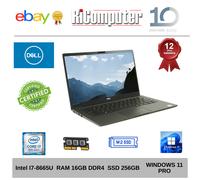 Dell Latitude 7400 14" i7-8665U 16GB RAM SSD 256GB Win 11 Pro Premium Ultrabook