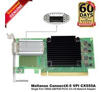Dell Mellanox ConnectX-5 CX555A 1-Port 100GbE EDR IB QSFP Network Adapter 6FKDT