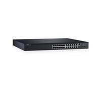 DELL N1524P Gestito L3 Gigabit Ethernet [10/100/1000] Supporto Power over Ethernet [PoE] 1U Nero (N1524P 24BT-1G 4SFP+-10G - UP NEW
