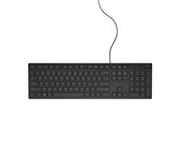 Dell NRR4C - Tastiera KB216 QWERTY originale con porta USB, bella e sottile, adatta per danese, svedese, finlandese e norvegese, colore: nero