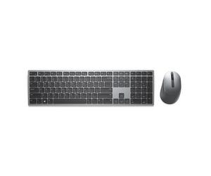 DELL PREMIER MULTI-DEVICE KM7321W - ENSEMBLE CLAVIER ET SOURIS - SANS FIL - 2.4 GHZ BLUETOOTH 5.0 - AZERTY - FRANAIS - GRIS TIT NEW