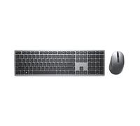 Dell Premier Multi-Device KM7321W - Tastatur-und-Maus-Set - kabellos - 2.4 GHz, Bluetooth 5.0 - QWERTY - US International - Titan Gray (580-AJQJ)
