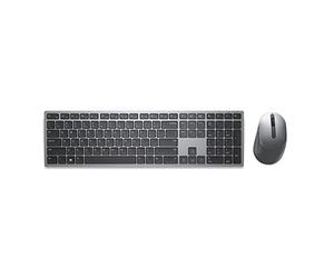Dell Premier Multi-Device KM7321W - Tastatur-und-Maus-Set - kabellos - 2.4 GHz, Bluetooth 5.0 - QWERTY - US International - Titan Gray (580-AJQJ)