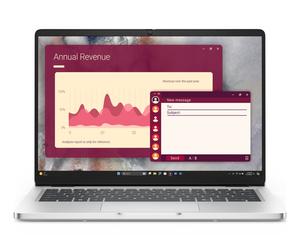 DELL Pro PC14250 Intel Core Ultra 7 265U Computer portatile 35,6 cm (14 ) Full HD+ 16 GB DDR5-SDRAM 512 GB SSD Wi-Fi 6E (802.11ax) Windows 11 Pro Francese Platino - Nouvo