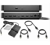 Dell Pro Smart Dock SD25 Bundle - Docking Station USB C con ricarica da 130 W + cavo HDMI, cavo USB C, cavo DisplayPort + panno di pulizia, supporto multi-display, Ethernet 2.5GbE, nero