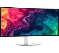 Dell 34 Plus Monitor Curvo USB-C S3425DW 34'' 3440 x 1440 pixel 120Hz Pannello VA ComfortView Plus AMD FreeSync Premium, 99% sRGB, 95% DCI-P3, Altoparlanti Integrati, Garanzia 3 Anni - Bianco Cenere