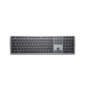 Dell KB700 Tastiera Senza Fili Multi-Device - QWERTY, Bluetooth 5.0 e RF 2.4 GHz, Compatibile con Windows, Mac, Linux, ChromeOS e Android, Tasti Programmabili, Batteria 36 Mesi, Titan Gray