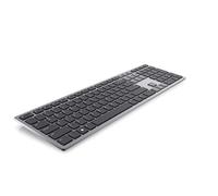 Dell Tastiera Pro Plus KB700 - Wireless AZERTY Francese, Bluetooth 5.0 + 2.4 GHz, 12 tasti programmabili, tastierino numerico, tastiera silenziosa, durata 36 mesi, grigio titanio