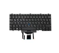 Dell Tastiera QWERTZ Tedesco retroilluminata Latitude E5450, E5470, E7450, E7470, 7480, 7490